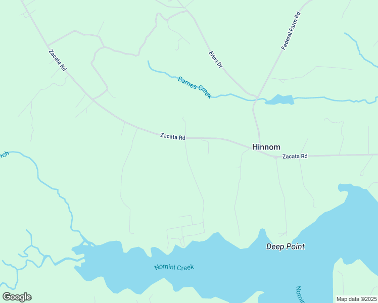 map of restaurants, bars, coffee shops, grocery stores, and more near 4986 Zacata Road in Montross