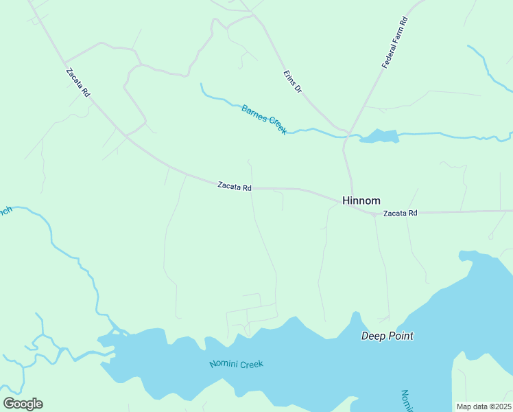 map of restaurants, bars, coffee shops, grocery stores, and more near 4986 Zacata Road in Montross