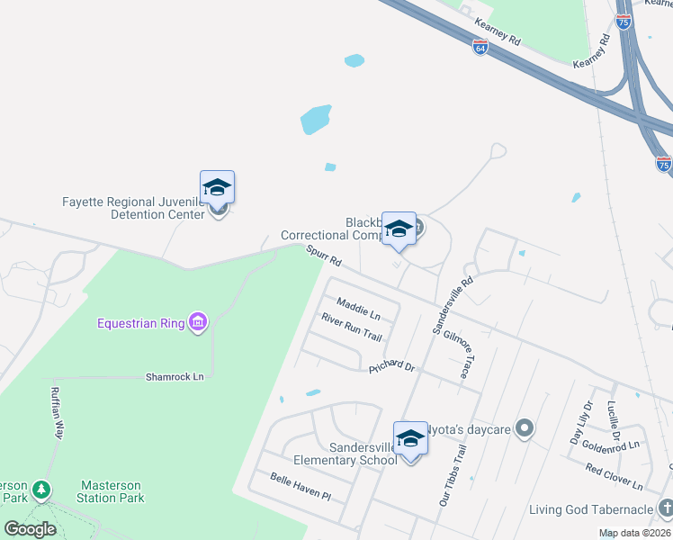 map of restaurants, bars, coffee shops, grocery stores, and more near 970 Winding Oak Trail in Lexington