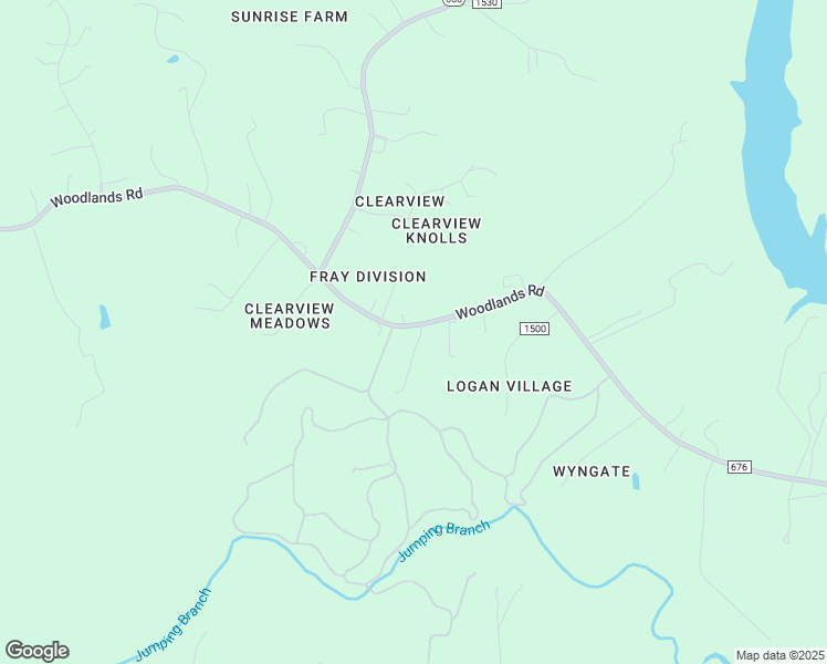 map of restaurants, bars, coffee shops, grocery stores, and more near 733 Woodlands Road in Charlottesville