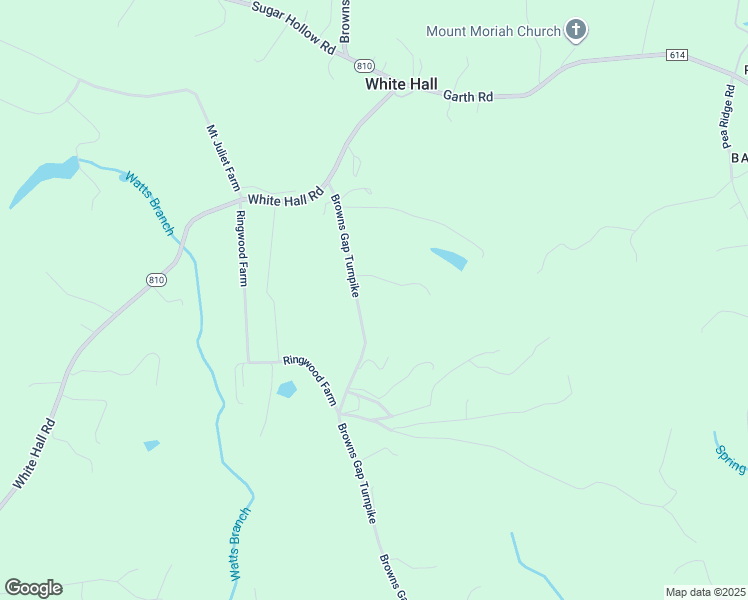 map of restaurants, bars, coffee shops, grocery stores, and more near 2659 Browns Gap Turnpike in Charlottesville