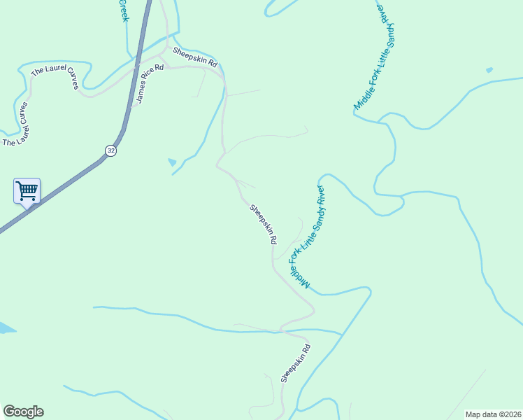 map of restaurants, bars, coffee shops, grocery stores, and more near 3157 Sheepskin Road in Sandy Hook