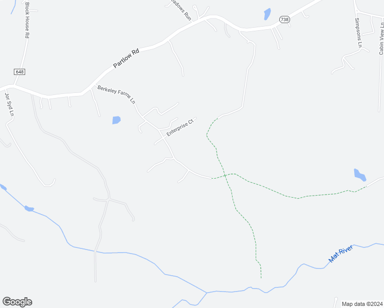 map of restaurants, bars, coffee shops, grocery stores, and more near 8515 Berkeley Farms Lane in Partlow