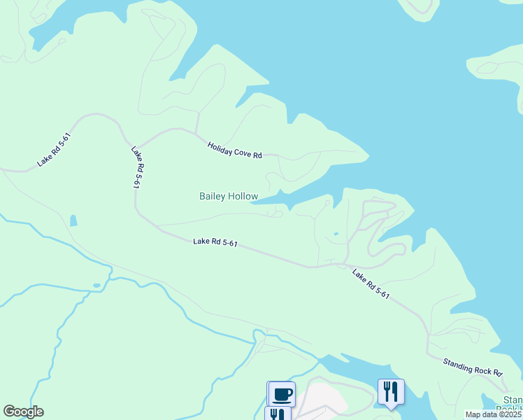 map of restaurants, bars, coffee shops, grocery stores, and more near 5-61M in Camdenton