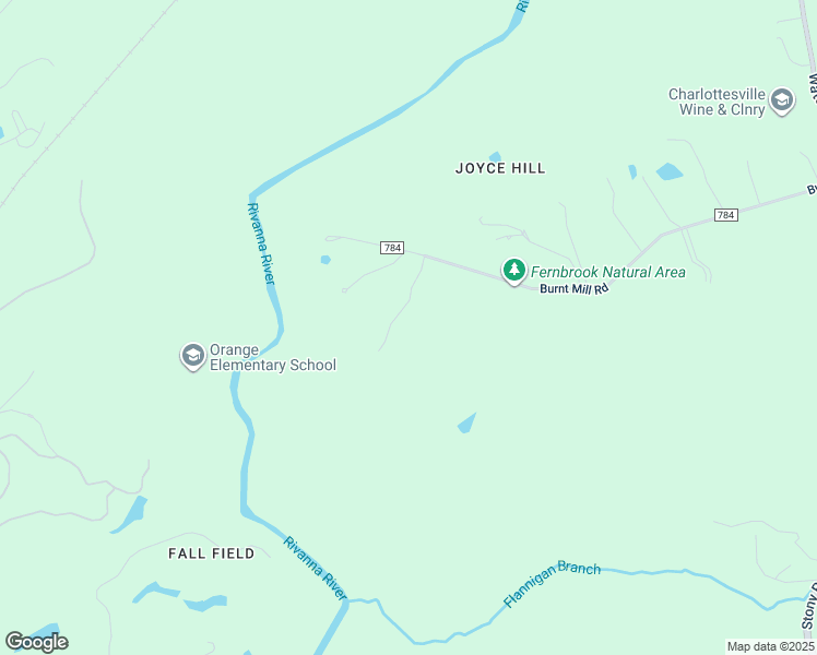 map of restaurants, bars, coffee shops, grocery stores, and more near 2831 Burnt Mill Road in Charlottesville