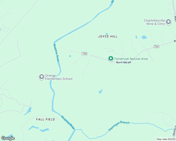 map of restaurants, bars, coffee shops, grocery stores, and more near 2831 Burnt Mill Road in Charlottesville