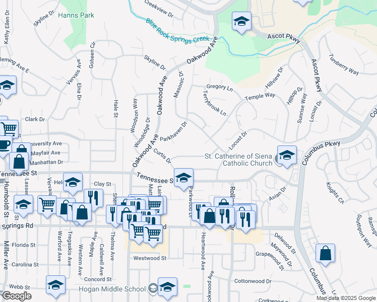 map of restaurants, bars, coffee shops, grocery stores, and more near 136 Evergreen Way in Vallejo