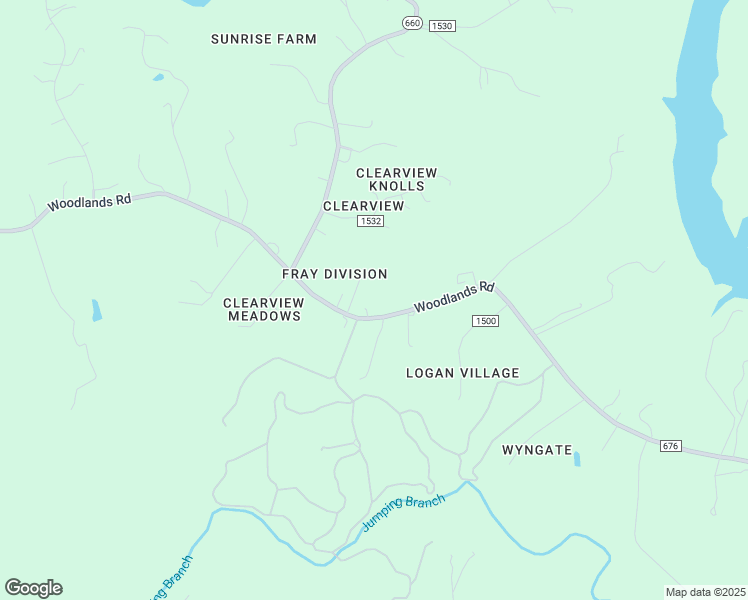 map of restaurants, bars, coffee shops, grocery stores, and more near 728 Woodlands Road in Charlottesville