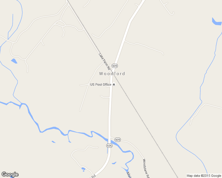 map of restaurants, bars, coffee shops, grocery stores, and more near Woodford Road in Caroline County