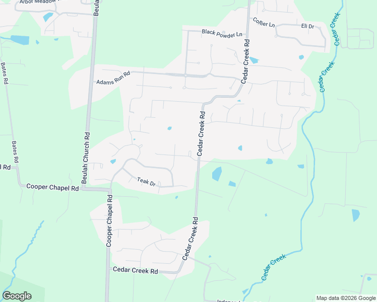 map of restaurants, bars, coffee shops, grocery stores, and more near 9218 Cedar Creek Road in Louisville