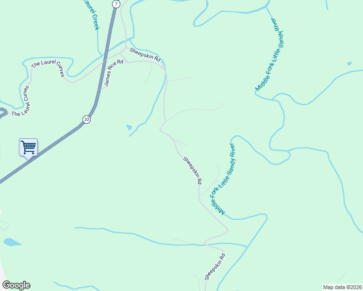 map of restaurants, bars, coffee shops, grocery stores, and more near 3157 Sheepskin Road in Sandy Hook