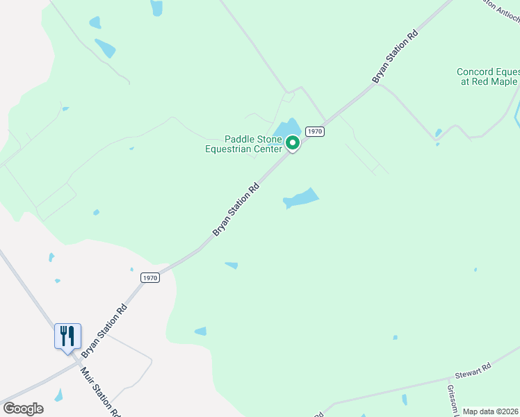 map of restaurants, bars, coffee shops, grocery stores, and more near 4845 Bryan Station Road in Lexington