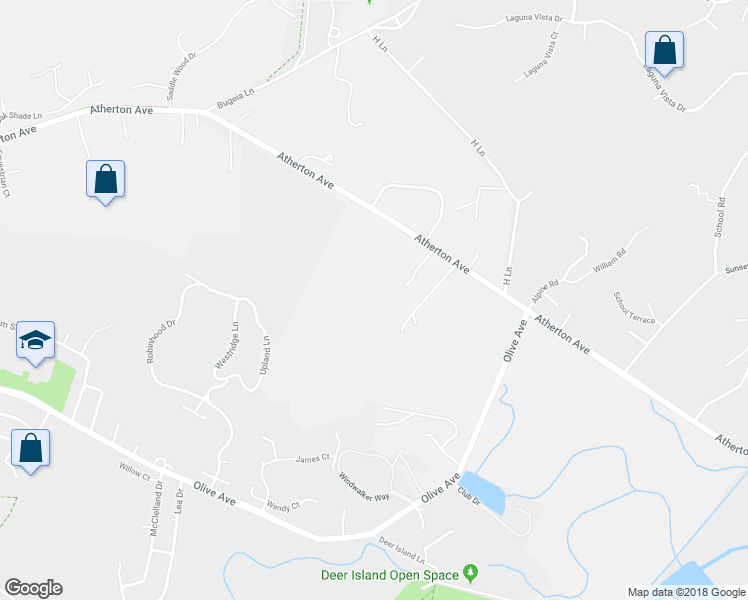 map of restaurants, bars, coffee shops, grocery stores, and more near 541 Atherton Avenue in Novato