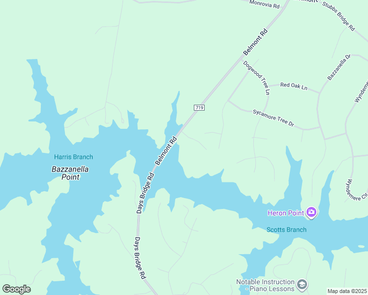 map of restaurants, bars, coffee shops, grocery stores, and more near 5624 Day Dream Court in Mineral