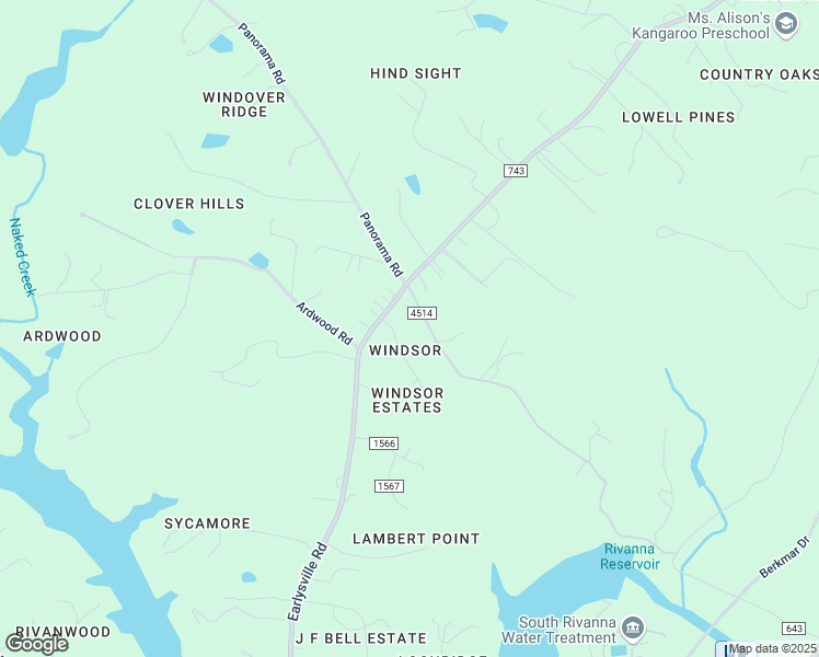 map of restaurants, bars, coffee shops, grocery stores, and more near 635 Bradford Lane in Earlysville