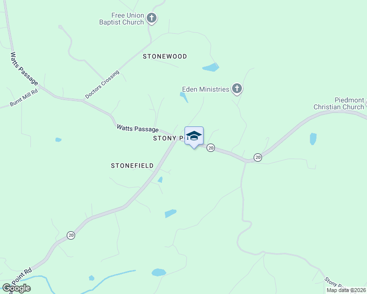 map of restaurants, bars, coffee shops, grocery stores, and more near 3857 Stony Point Road in Charlottesville