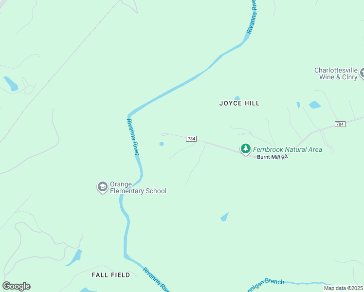 map of restaurants, bars, coffee shops, grocery stores, and more near 2803 Burnt Mill Road in Charlottesville