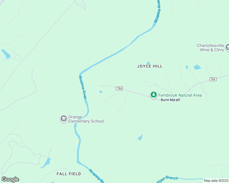 map of restaurants, bars, coffee shops, grocery stores, and more near 2803 Burnt Mill Road in Charlottesville