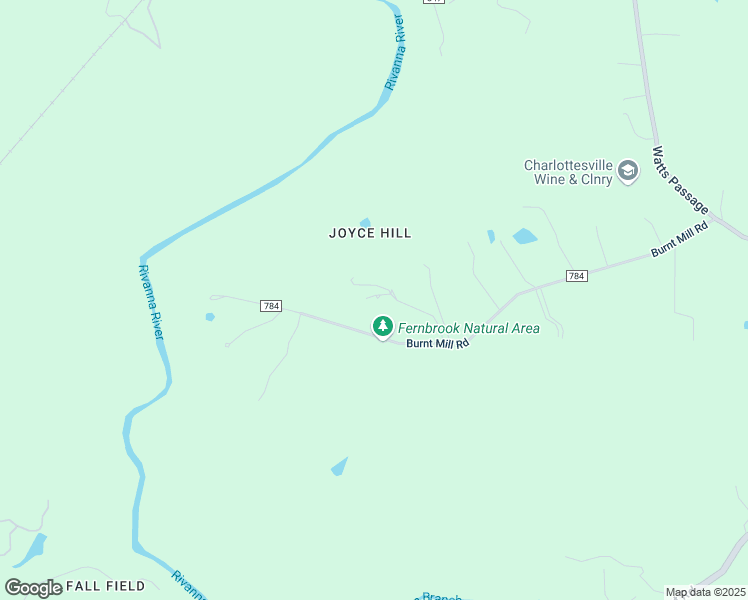 map of restaurants, bars, coffee shops, grocery stores, and more near 2860 Cindy Lane in Charlottesville