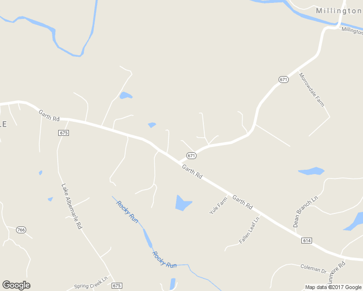 map of restaurants, bars, coffee shops, grocery stores, and more near 2818 Millington Road in Crozet