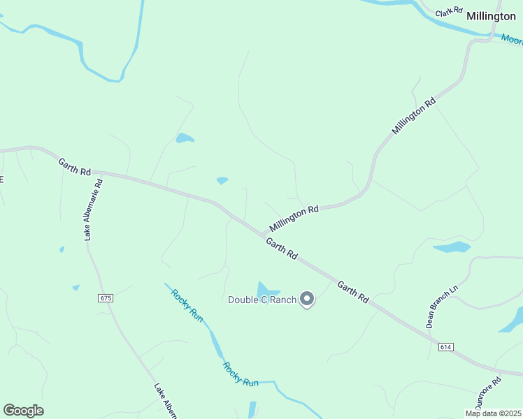 map of restaurants, bars, coffee shops, grocery stores, and more near 2818 Millington Road in Crozet