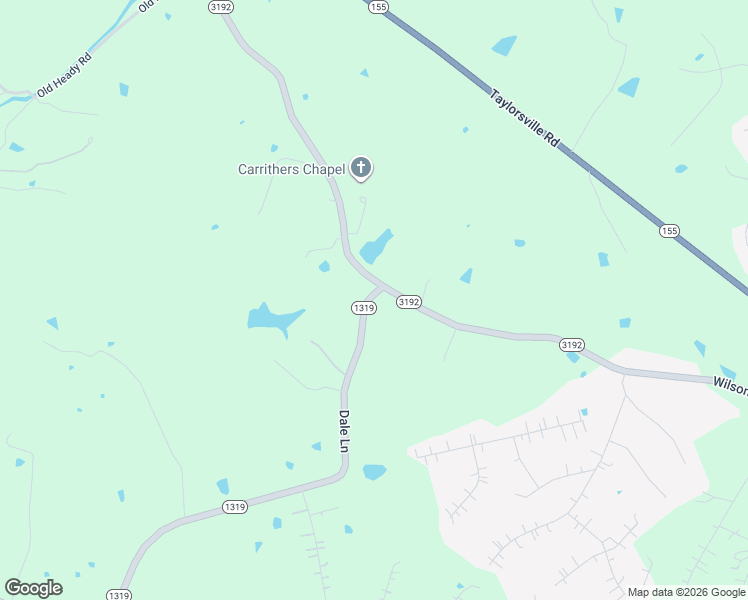 map of restaurants, bars, coffee shops, grocery stores, and more near 1926 Wilsonville Road in Spencer County