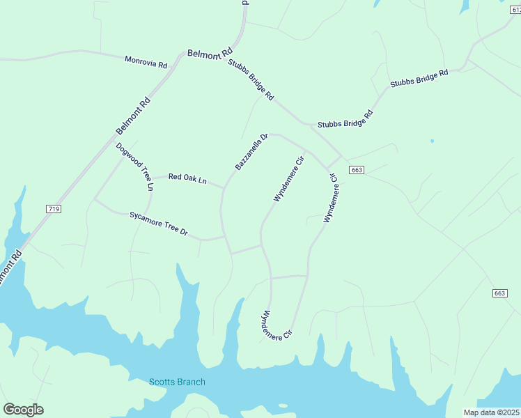 map of restaurants, bars, coffee shops, grocery stores, and more near 5219 Wyndemere Circle in Mineral