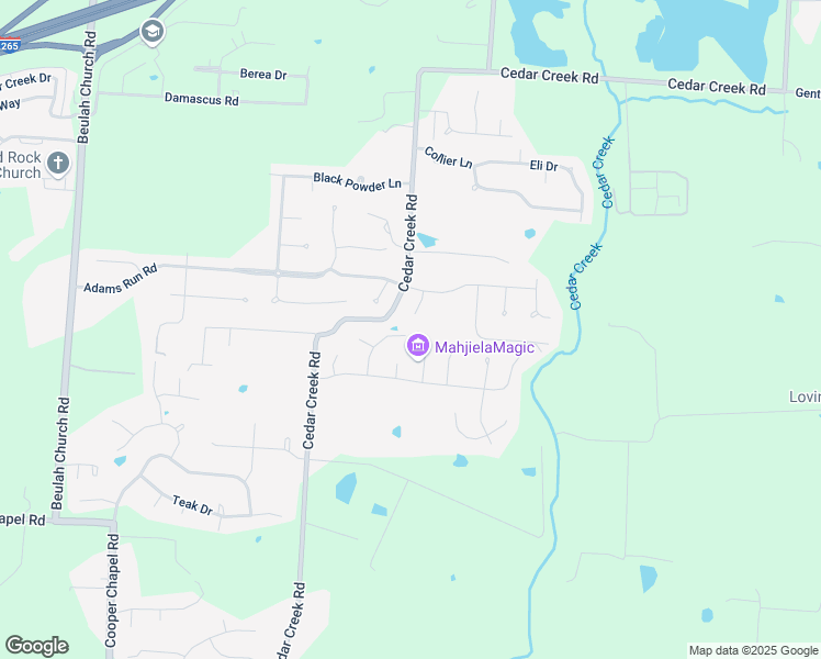 map of restaurants, bars, coffee shops, grocery stores, and more near 9106 Big Boulder Drive in Louisville