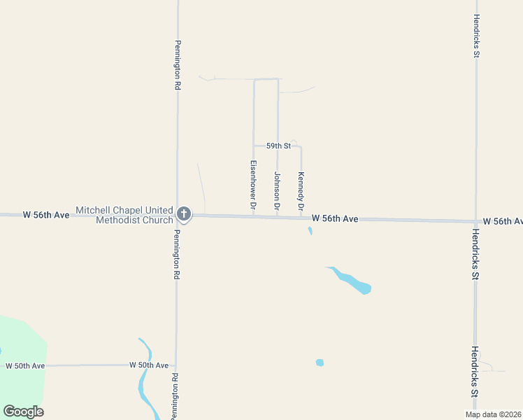 map of restaurants, bars, coffee shops, grocery stores, and more near 2346-2456 West 56th Avenue in Hutchinson