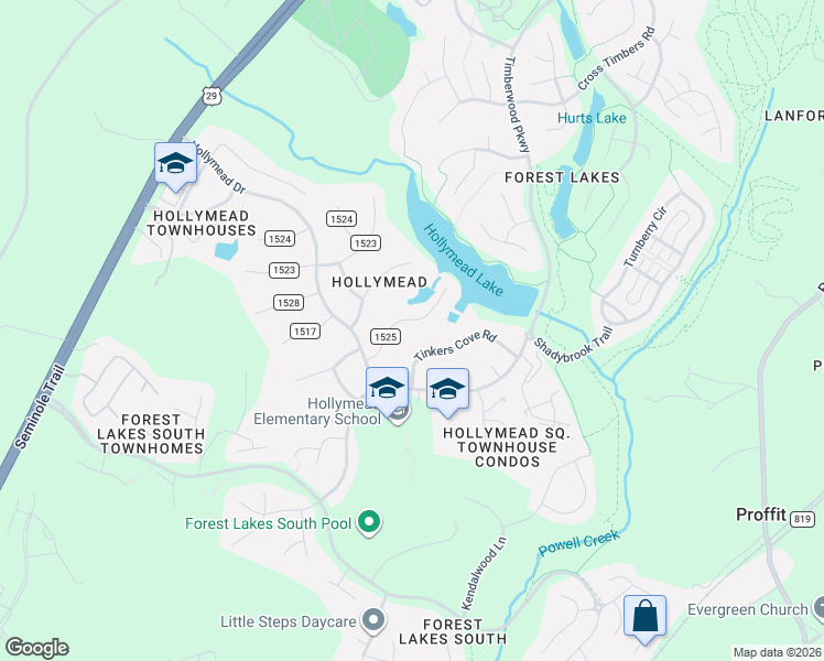 map of restaurants, bars, coffee shops, grocery stores, and more near 1760 Tinkers Cove Road in Charlottesville