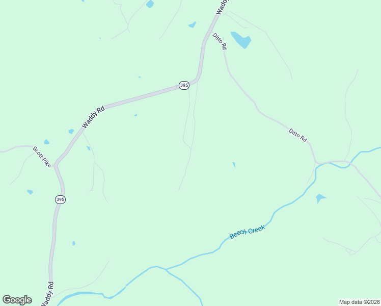 map of restaurants, bars, coffee shops, grocery stores, and more near 4276 Waddy Road in Waddy