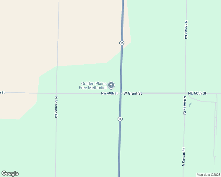 map of restaurants, bars, coffee shops, grocery stores, and more near 224 Northwest 60th Street in Newton