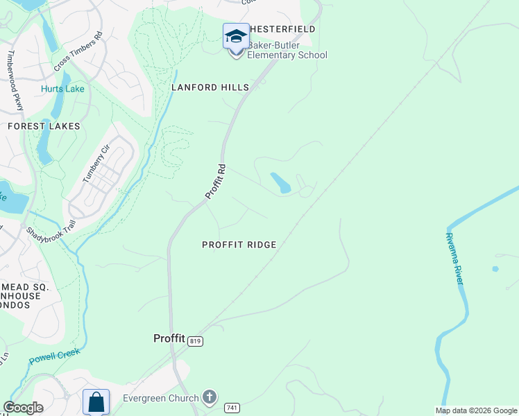 map of restaurants, bars, coffee shops, grocery stores, and more near 2904 Daventry Lane in Charlottesville
