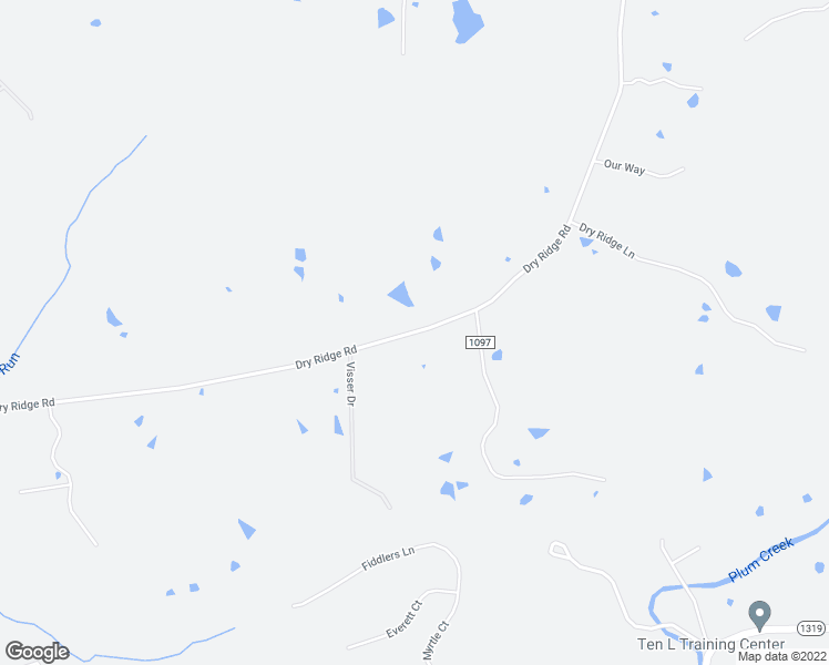 map of restaurants, bars, coffee shops, grocery stores, and more near 16723 Dry Ridge Road in Louisville