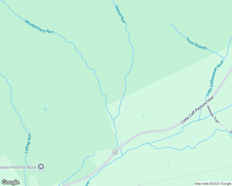 map of restaurants, bars, coffee shops, grocery stores, and more near 184 Montgomery Run Lane in Swoope