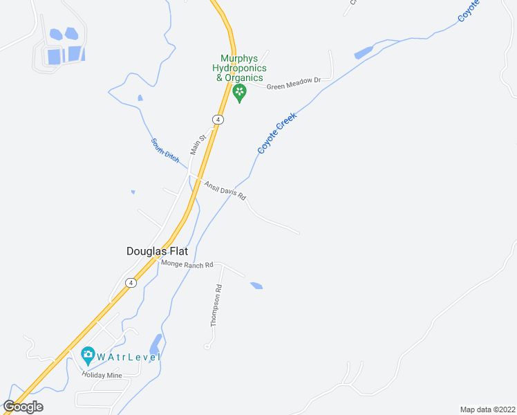 map of restaurants, bars, coffee shops, grocery stores, and more near 1289 Ansil Davis Road in Douglas Flat