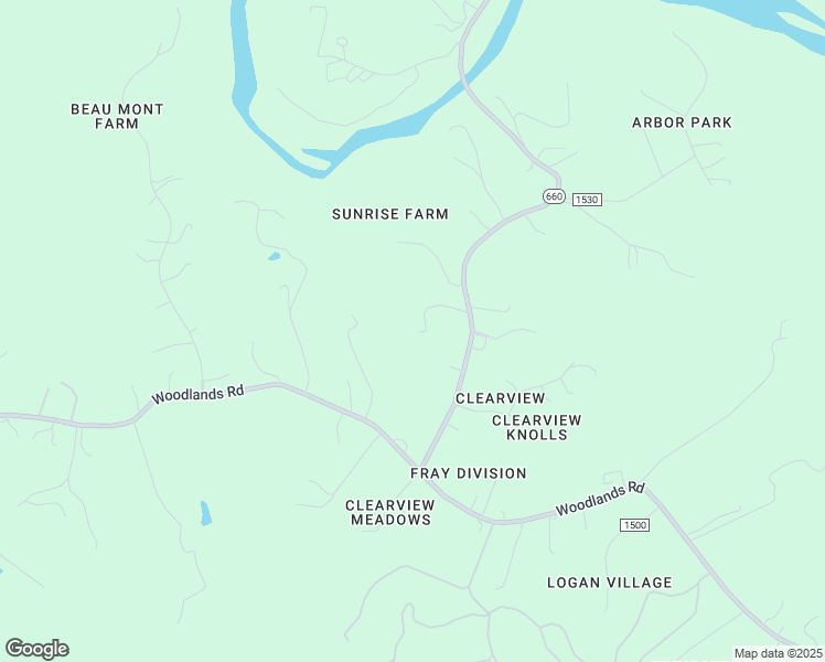 map of restaurants, bars, coffee shops, grocery stores, and more near 1286 Reas Ford Road in Earlysville