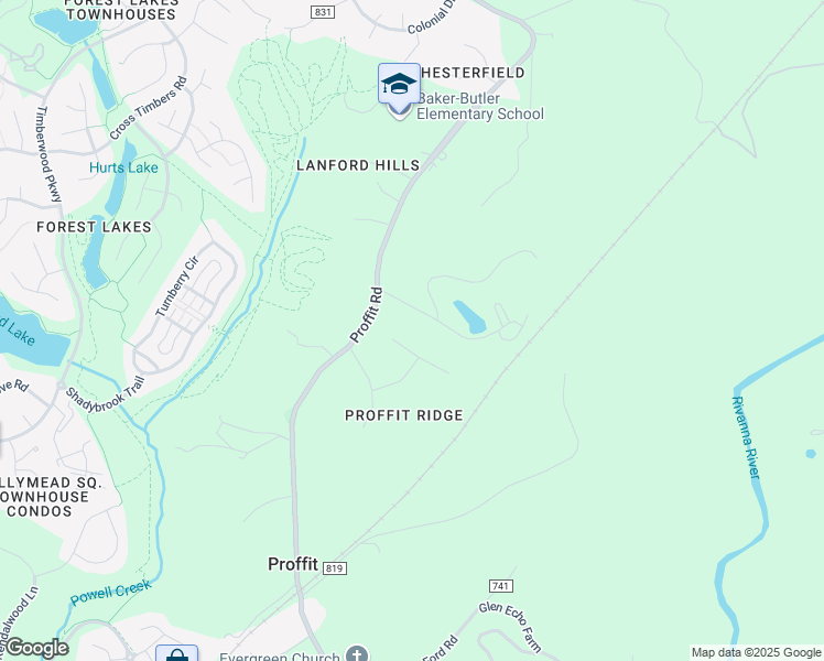 map of restaurants, bars, coffee shops, grocery stores, and more near 2940 Daventry Lane in Charlottesville
