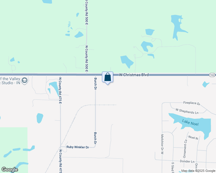 map of restaurants, bars, coffee shops, grocery stores, and more near 1255 West Christmas Boulevard in Santa Claus