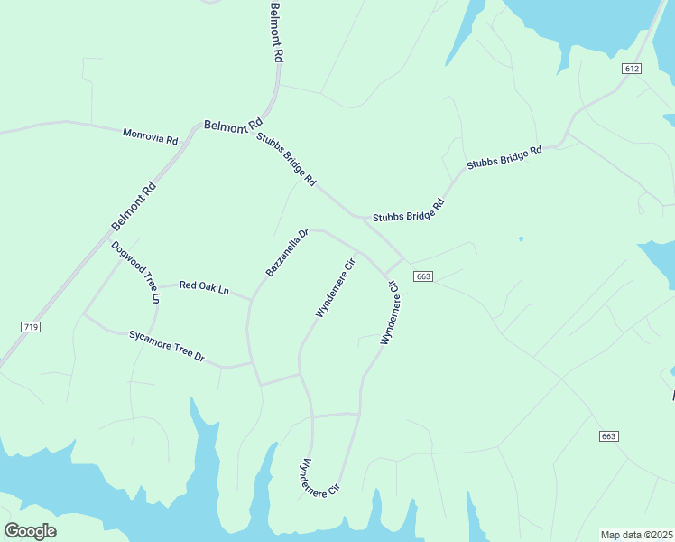 map of restaurants, bars, coffee shops, grocery stores, and more near 5219 Wyndemere Circle in Mineral