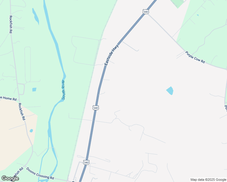 map of restaurants, bars, coffee shops, grocery stores, and more near 735 East Side Highway in Waynesboro