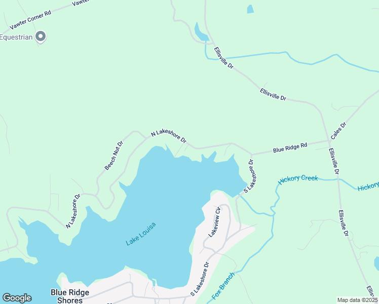 map of restaurants, bars, coffee shops, grocery stores, and more near 295 N Lakeshore Dr in Louisa