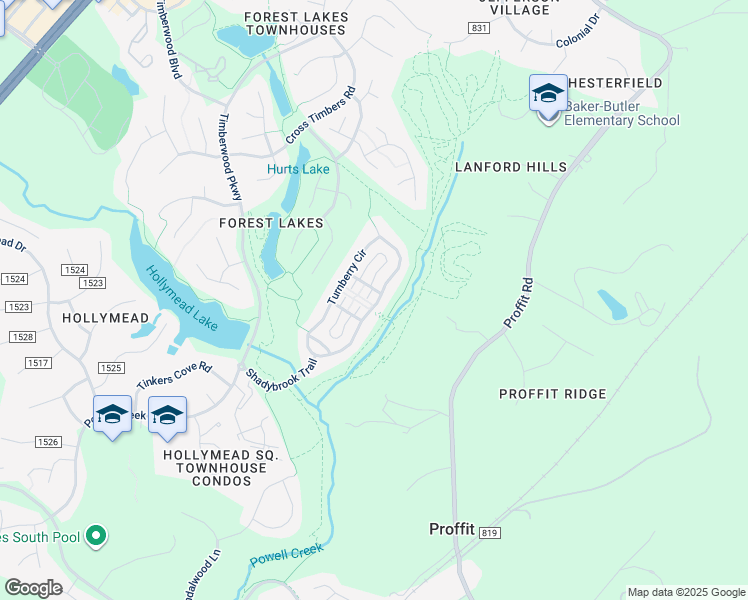 map of restaurants, bars, coffee shops, grocery stores, and more near 3321 Turnberry Circle in Charlottesville