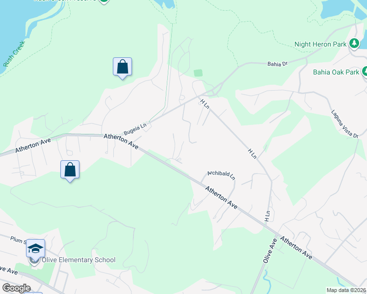 map of restaurants, bars, coffee shops, grocery stores, and more near 618 Atherton Avenue in Novato