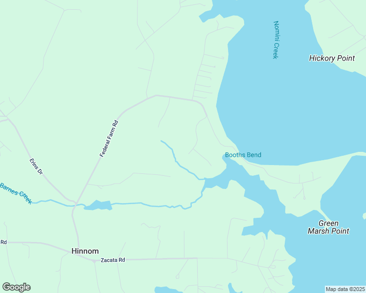 map of restaurants, bars, coffee shops, grocery stores, and more near 190 Barnes Creek Court in Montross