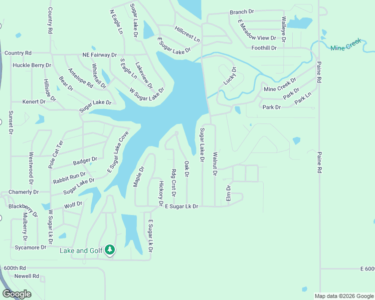 map of restaurants, bars, coffee shops, grocery stores, and more near 82 Oak Drive in Mound City