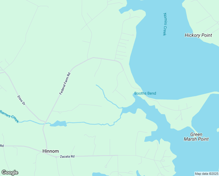 map of restaurants, bars, coffee shops, grocery stores, and more near 190 Barnes Creek Court in Montross