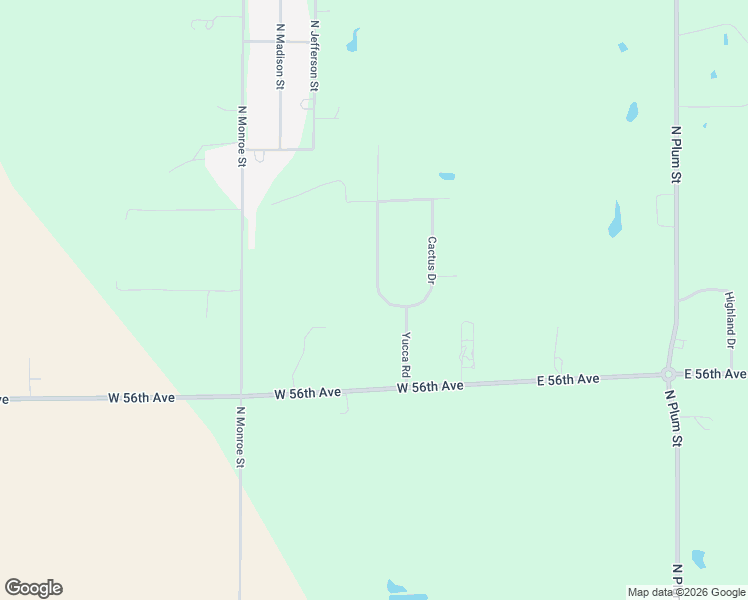 map of restaurants, bars, coffee shops, grocery stores, and more near 5853-5901 Yucca Road in Hutchinson