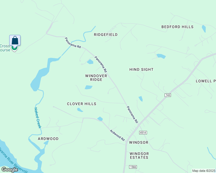 map of restaurants, bars, coffee shops, grocery stores, and more near 555 Panorama Rd in Earlysville