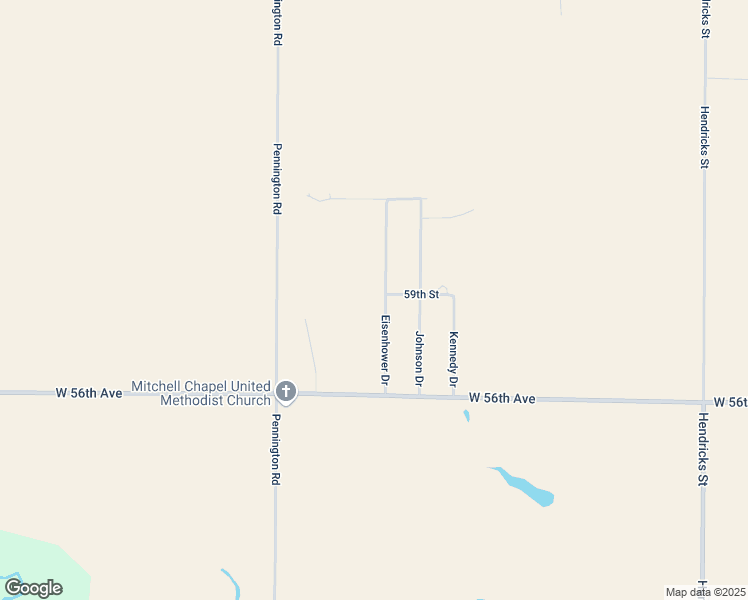 map of restaurants, bars, coffee shops, grocery stores, and more near 5701 Eisenhower Drive in Hutchinson